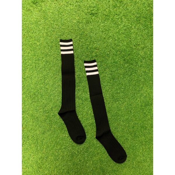 Precision Knee High Sock (Black and White) Thumbnail