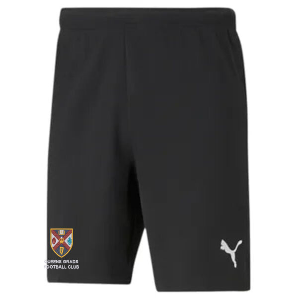 Queens Grad Puma Team Rise Shorts - Black Thumbnail