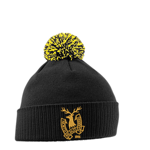 North Belfast Harriers - Black Bobble hat Thumbnail