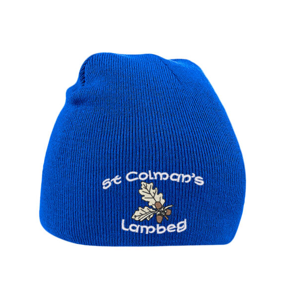 St Colman's Lambeg Beechfield Original Beanie Hat Royal Thumbnail