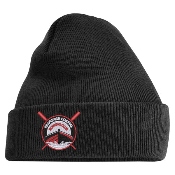 Killyleagh Coastal Rowing Club Beechfield Original Cuffed Beanie Black Thumbnail