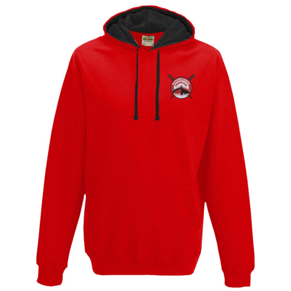 Killyleagh Coastal Rowing Club AWDis Varsity Zoodie Fire Red/Jet Black Thumbnail