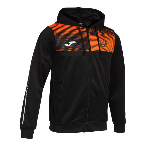 Lisburn Youth Joma Eco-Supernova Zip-Up Hoodie - Black / Orange Thumbnail