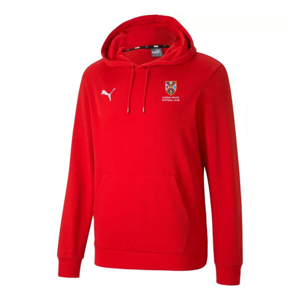 Queens Grad Puma Goal Casuals Hoody - Puma Red Thumbnail