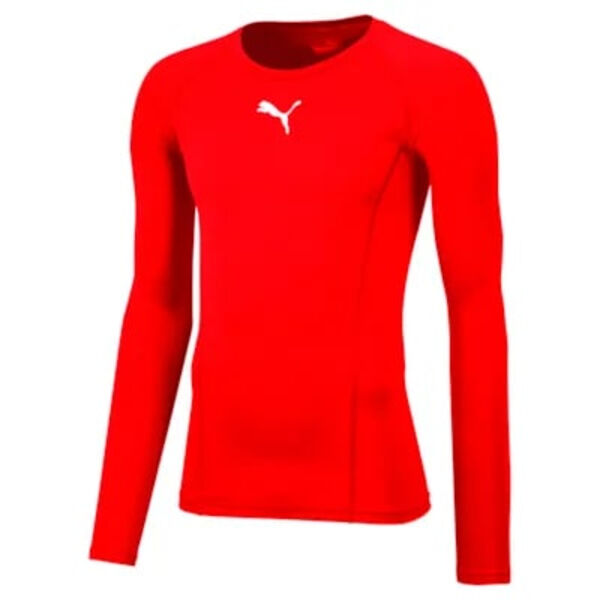 teamLIGA Baselayer Tee LS - Red Thumbnail