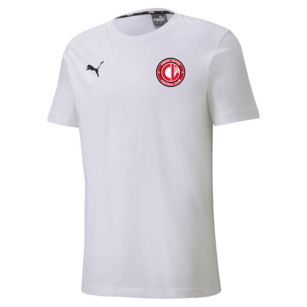Crewe United Puma teamGOAL 23 Casuals Tee - White Thumbnail