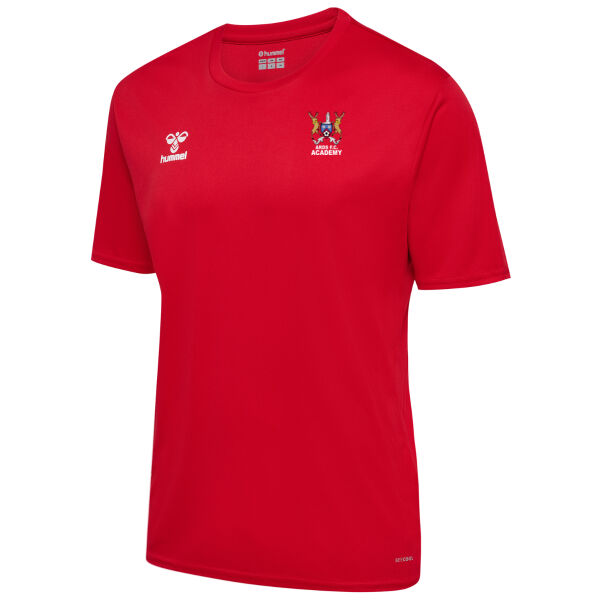 Ards FC Academy Hummel Red T-Shirt Thumbnail