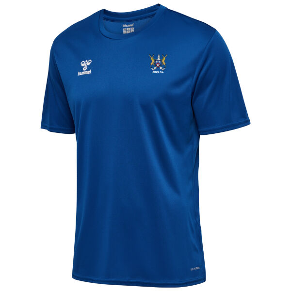 Ards FC Academy Hummel Royal T-Shirt Thumbnail