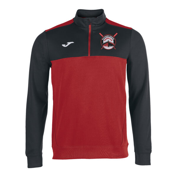 Killyleagh Coastal Rowing Club Joma Winner 1/4 Zip Sweatshirt Red/Black Thumbnail