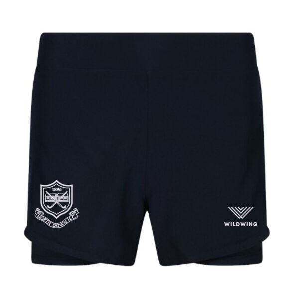 North Down Men's Hockey Wildwing Navy 2-in-1 Short Thumbnail
