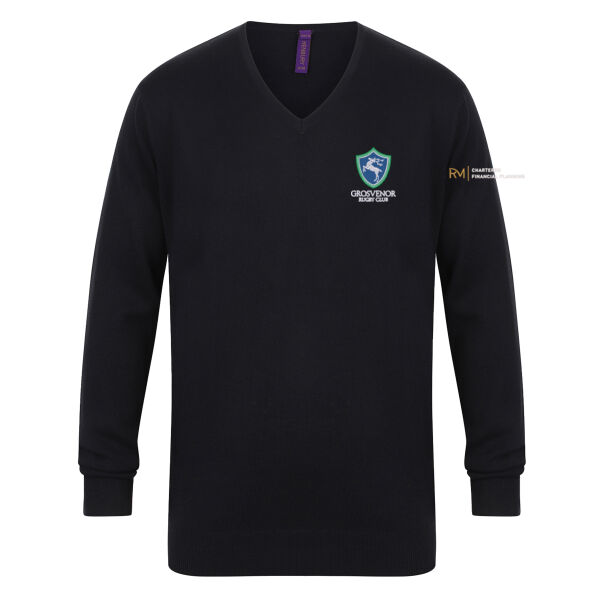 Grosvenor RFC Crew Neck Knitted Jumper Thumbnail
