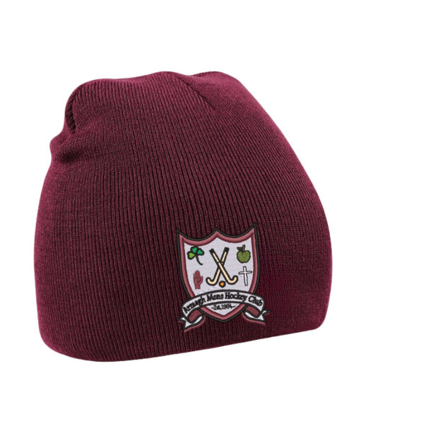 Armagh Hockey Club Beechfield Original Beanie Hat Burgundy Thumbnail