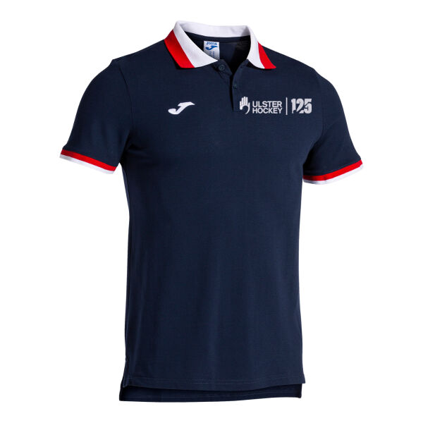 Ulster Hockey Confort II Short Sleeve Polo Navy Thumbnail