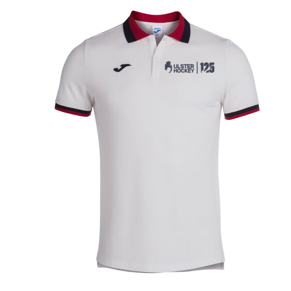 Ulster Hockey Confort II Short Sleeve Polo White Thumbnail