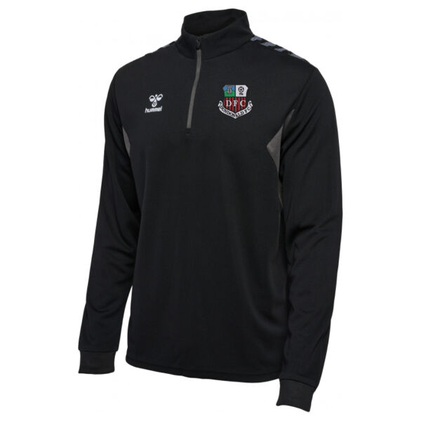 Dundonald FC  Hummel Authentic Black ¼ Zip Thumbnail