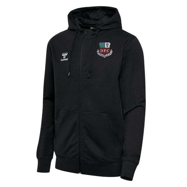 Dundonald FC Hummel GO 2.0 Zip Hoodie (Black) Thumbnail