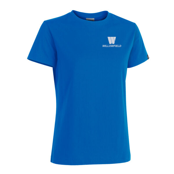Willowfield Harriers Cotton T-shirts-  Royal/White (Ladies) Thumbnail