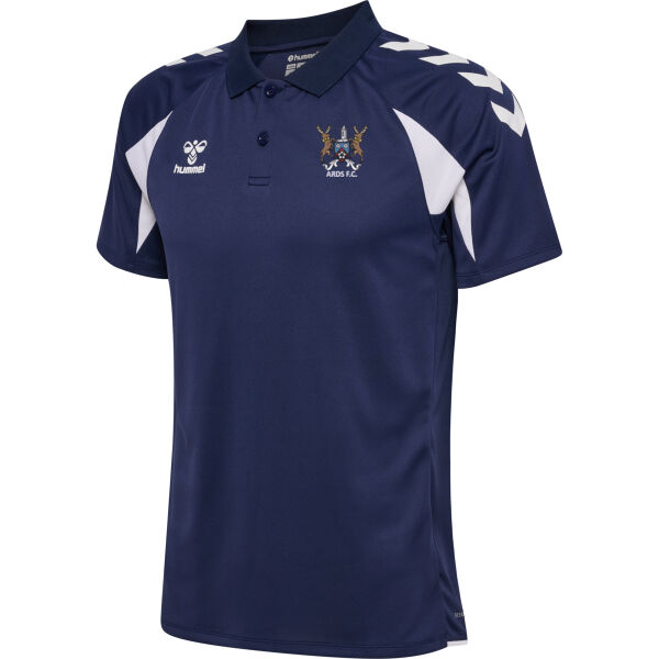 Ards FC Supporters Club Hummel Navy Polo Thumbnail
