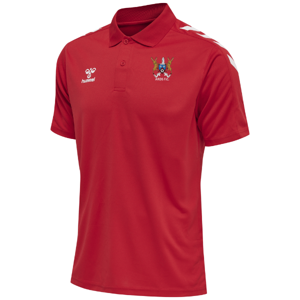 Ards FC Hummel Red Polo