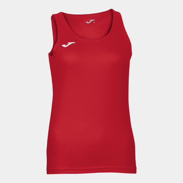 DIANA SLEEVELESS WOMEN SHIRT RED