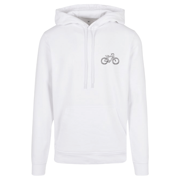 Hess Cycling Bike Hoodie White