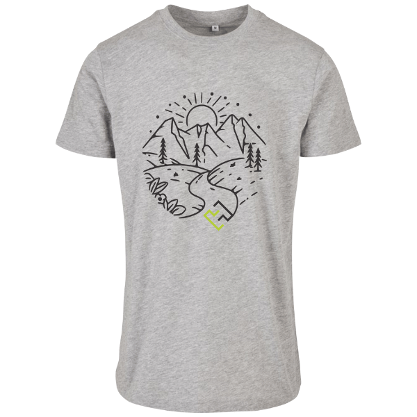 Hess Cycling Team Mountain Tee - Heather Grey