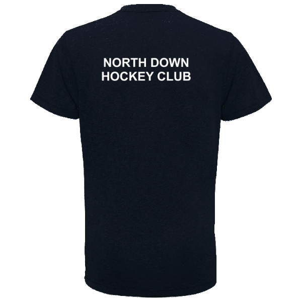 North Down Hockey Club  Wildwing GO FLY Unisex Navy Tee