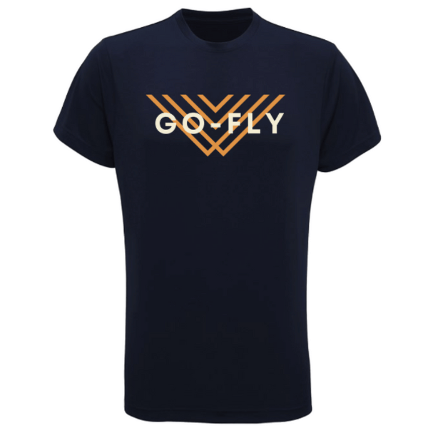 North Down Hockey Club  Wildwing GO FLY Unisex Navy Tee