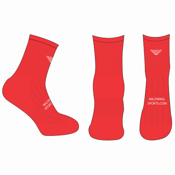 Wildwing Red Ankle Socks