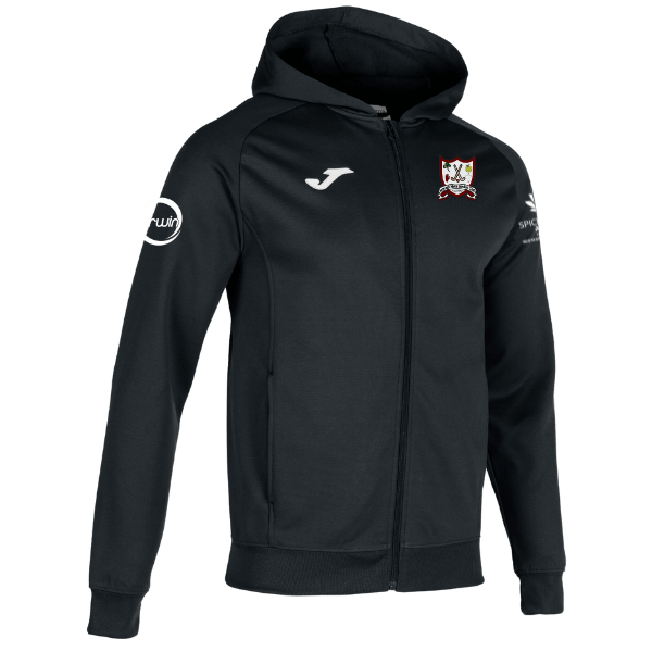 Armagh Hockey Club Joma Menfi Full Zip Hoodie Black Adults