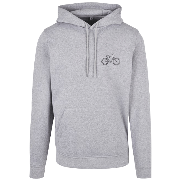 Hess Cycling Bike Hoodie Heather Grey