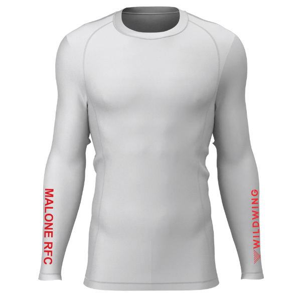 Malone RFC Wildwing White Baselayer