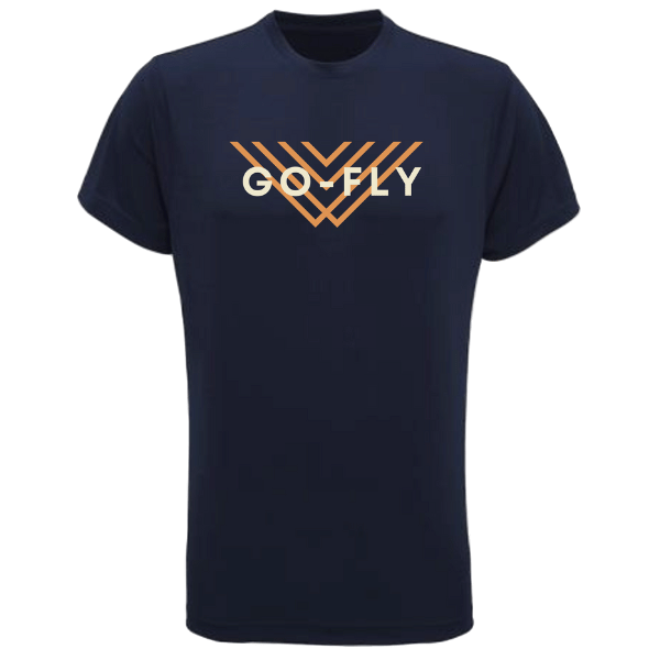 Malone RFC Wildwing GO FLY Navy Tee